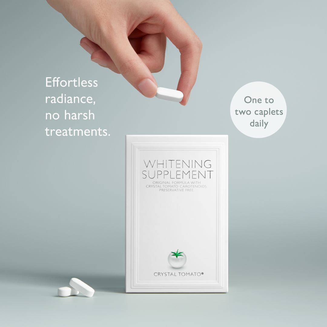 Clinically Proven Whitening Supplement | CRYSTAL TOMATO® Whitening Clinically Proven Whitening Supplement | CRYSTAL TOMATO® Whitening