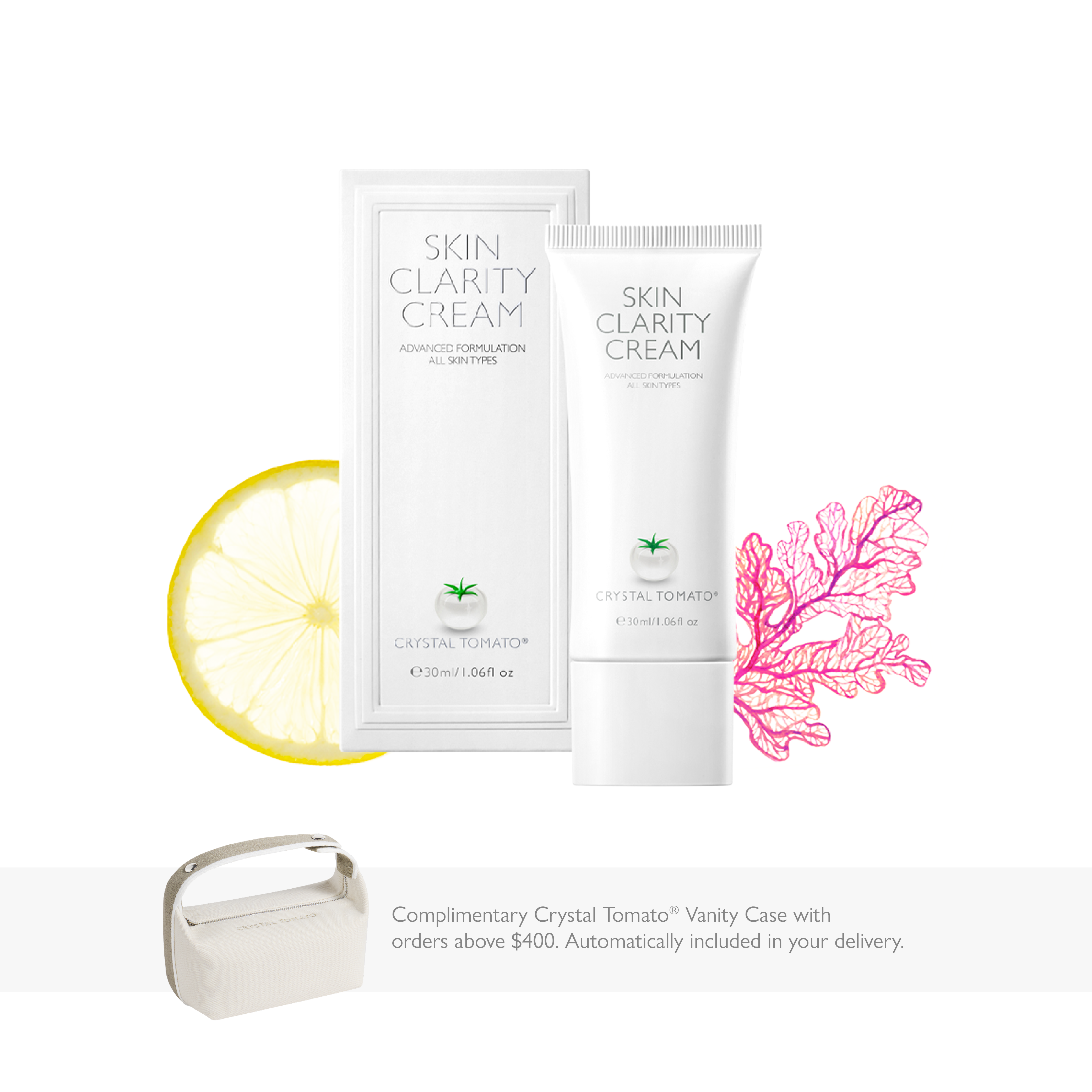 新品CRYSTAL TOMATOSKINCLARITY CREAM 30ml 3191e7_4ea46ef09bc544e5a59df0a