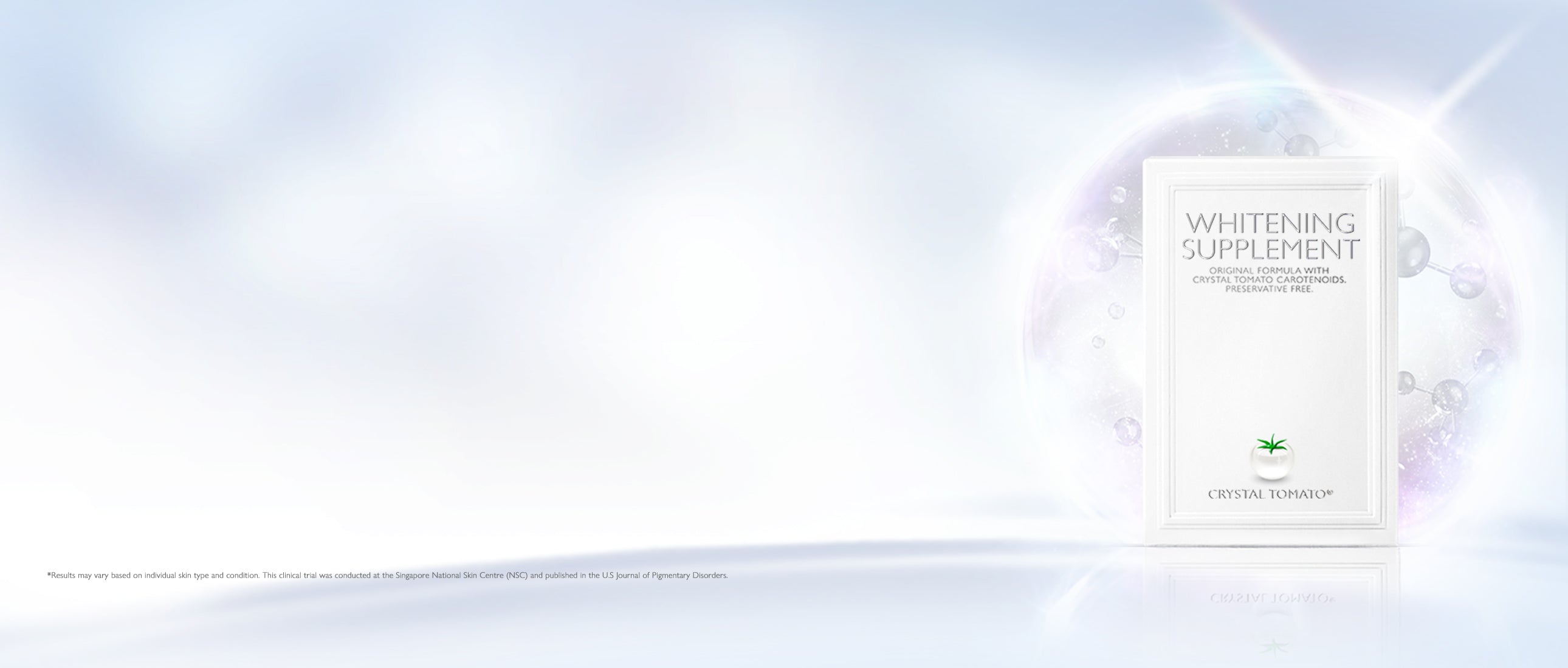 Clinically Proven Whitening Supplement | CRYSTAL TOMATO® Whitening